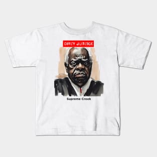 Clarence Thomas: Dirty Justice Kids T-Shirt